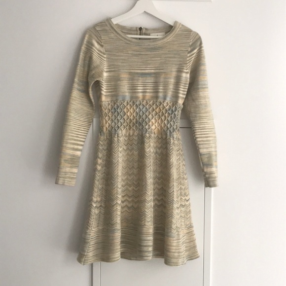 KATE SPADE knit latticework waist dress - Picture 1 of 6